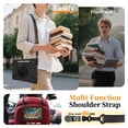 thumbnail image 5 of For Samsung Galaxy Tab S11 Ultra Case 14.6 inch SM-X930/SM-X936B, 360 Hand Strap, Shoulder Strap, Kickstand, Rugged Drop Protection, Black, 5 of 7