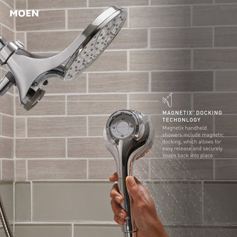 エムン　0423 Engage Magnetix 4-Inch Six-Function Handheld Showerhead with