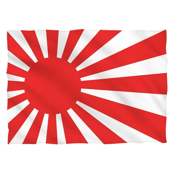Rising Sun Flag Pillow Case