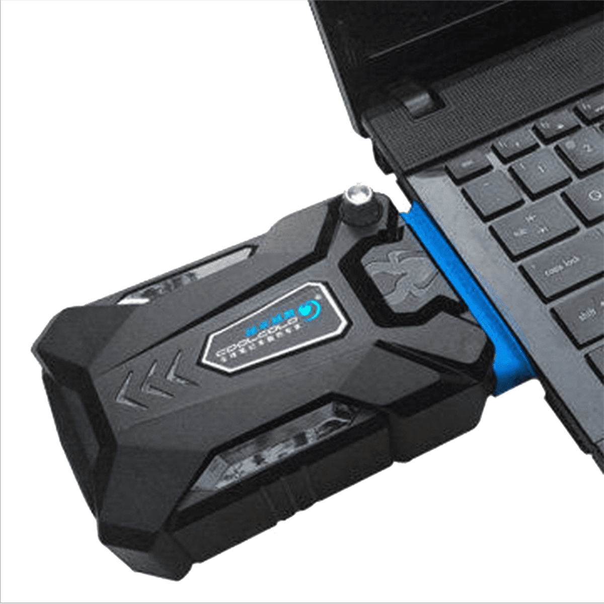 2X Vacuum Portable Laptop Cooler USB Air Cooler External Extracting Cooling Fan Notebook for 15 17 Inch Laptop