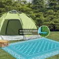 thumbnail image 4 of Findosom 6'x9' Teal Large Outdoor Rug Outdoor Mat RV Outdoor Rug Reversible Plastic Straw Rug Patio Rug Waterproof Foldable Portable Camping Rug for RV, Patio, Backyard, Deck, Picnic, Beach, Trailer, 4 of 8