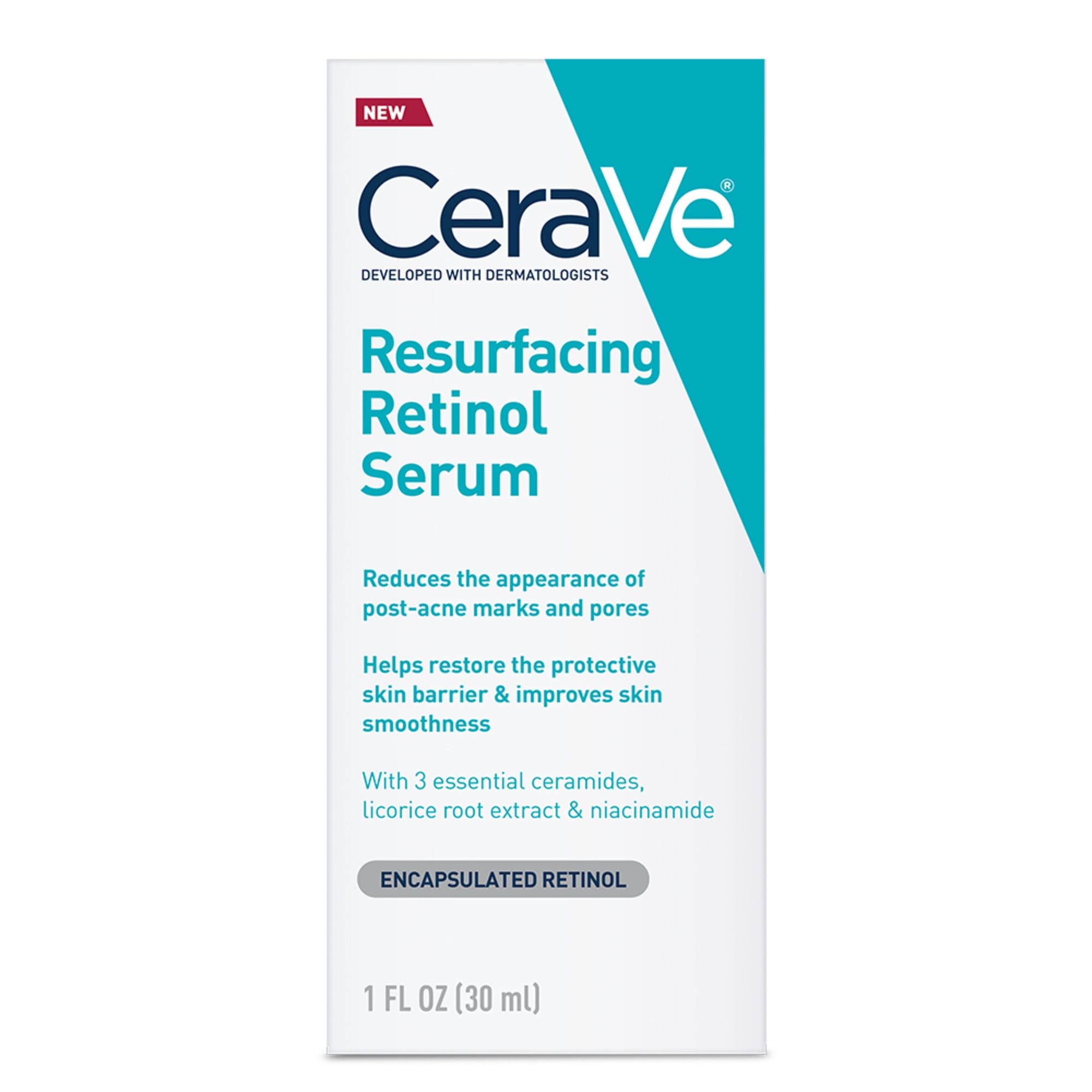 CeraVe Acne Resurfacing Retinol Face Serum, 1 fl oz