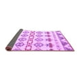 thumbnail image 2 of Ahgly Company Indoor Square Abstract Purple Modern Area Rugs, 6' Square, 2 of 4