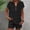 Black, variant on mihongmao Travel Outfits for Ladies Lounge Sets Summer Women's Two-Piece Short-Sleeve Shirt and Shorts Casual Set Black 3X