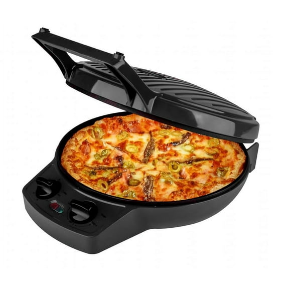 Courant CPM-1240K 12in Pizza Maker Timer temp Black