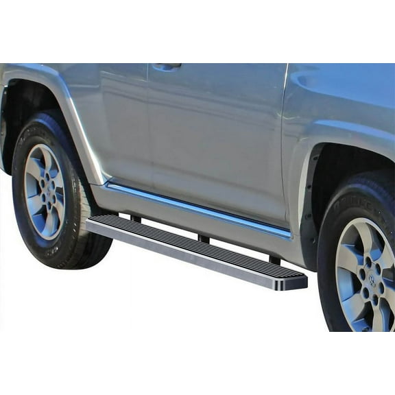 2010-2013 Toyota 4Runner SR5 2010-2019 Toyota 4Runner Limited Hairline Finish 5 Inch Door to Door Side Bar Side Step Running Board