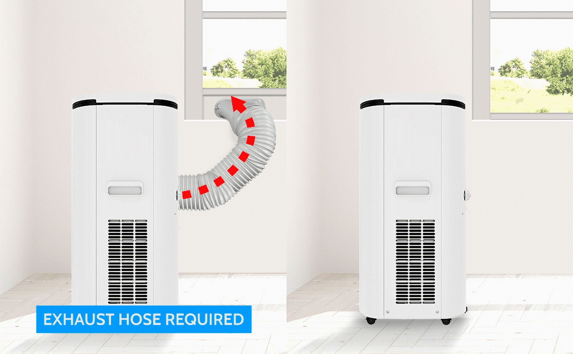 RolliBot 14,000 BTU Portable Air Conditioner with Dehumidifying and Mobile  App - Walmart.com