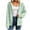 A-Army Green, variant on Womens Zip Up Hoodie Fall Winter Long Sleeve Oversized Hooded Sweatshirt Trendy Solid Color Jackets Tops with Pockets