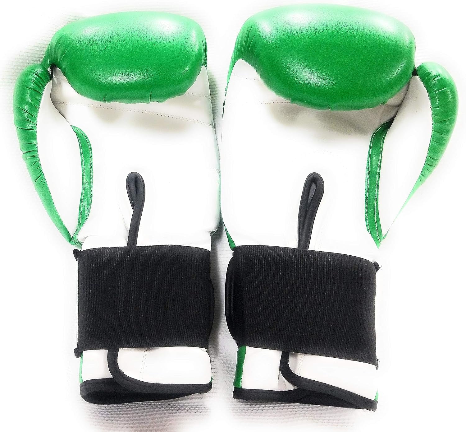 Woldorf USA Boxing Bag Gloves in Vinyl 14oz Green Sparring, Grappling, Kickboxing, Fighting Gloves, Muay Thai Training Gloves, Heavy Bag Speed Punching Gloves.