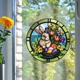 thumbnail image 6 of SHENGXINY 3PCS Easter Window Clings Bunny Egg Smooth Decal - Bedroom Fridge Decor Easter Decorations Stationary Stickers Multicolor 11.81x11.81in, 6 of 7