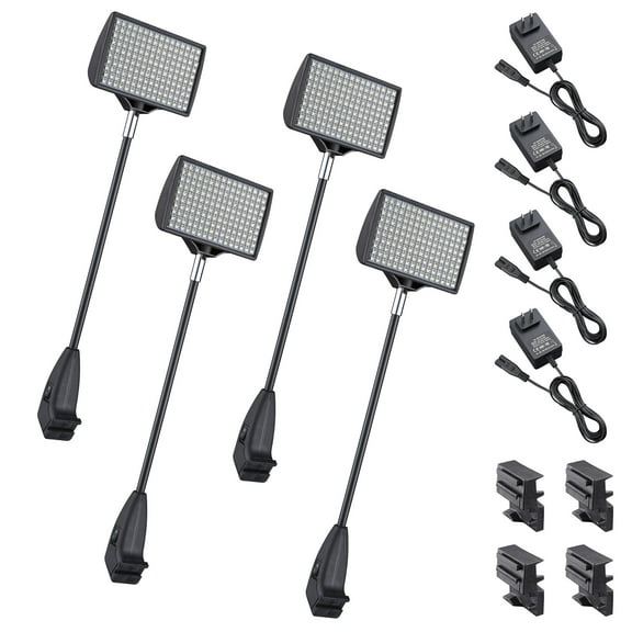 12W LED Trade Show Light 6500K Popup Booth Exhibit Back Drop Lighting 4 Pack