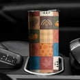 thumbnail image 3 of 20oz Happy Thanksgiving Turkey Fall Leaves Pumpkin Skinny Tumblers Stainless Steel Tumbler with Lid and Straw,Vacuum Insulated Double Wall Travel Tumbler Cups with Cleaning Brush for Coffee,Tea, 3 of 6