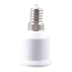 thumbnail image 4 of Convertidor de base de bombilla Adaptador de bombilla LED Conversión resistente al calor de alto rendimiento E14 a E27, 4 of 8