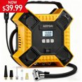 thumbnail image 2 of AstroAI Tire Inflator, Car Air Compressor Portable Air Pump for Car Tires, 12V DC Tire Pump 160PSI with LED Light, 2 of 9