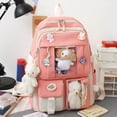 thumbnail image 5 of FDDMis Laptop Backpack Women Leather Backpack for Women Backpack with Shoe Compartment Backpack Purse Working Bags for Mochila Laptop School, Pink One Size, 5 of 5