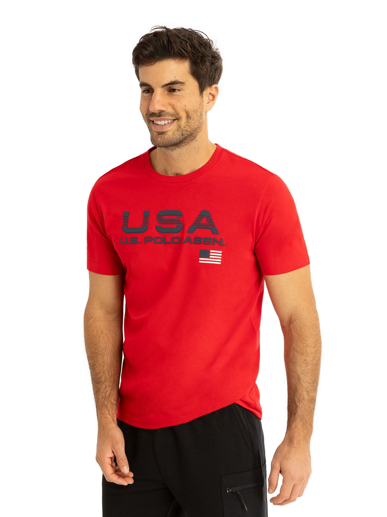 U.S. Polo Assn. Men's Novelty Crew T-Shirt