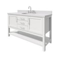 thumbnail image 5 of Ariel R061SWQOVOMNB Bayhill 60" Free Standing Single Basin Vanity Set - Blue, 5 of 7