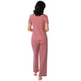 thumbnail image 3 of Fruit of the Loom Women's Soft & Breathable V-Neck Short Sleeve Top & Pajama Pant Set, Sizes S-4X, 3 of 10