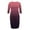 Watermelon Red, variant on Jinhomg Fashion Pregnancy Dress for Women 3/4 Sleeve Gradient Color Bodycon Dress Slim Fit Comfy Crew Neck Midi Maternity Dresses Blue M