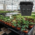 thumbnail image 2 of SHISUYAN 10pcs Thickened Plastic Planting Root Control Baskets Garden Mesh Nets (Black), 2 of 9