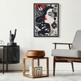 thumbnail image 4 of 5D Diamond Art Painting Black and Red Modern Abstract Woman DIY Paint with Full Drill Round Diamond Gems Painting by Number Kits for Adults Art Craft Home Wall Decor 11.8x15.8in, 4 of 8