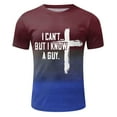 thumbnail image 5 of Bjutir Men Casual T-Shirts Fashion Casual Short Sleeve Pullover T Shirt Printed Top 2Xl, 5 of 6