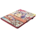 thumbnail image 3 of Dteck iPad 2/3/4 Case, Pattern PU Leather Slim Fit Folio Stand Case Card Wallet Smart Protective Cover Auto Sleep/Wake Feature For Apple iPad 2, iPad 3 & iPad 4th Generation, Purple Owl, 3 of 8