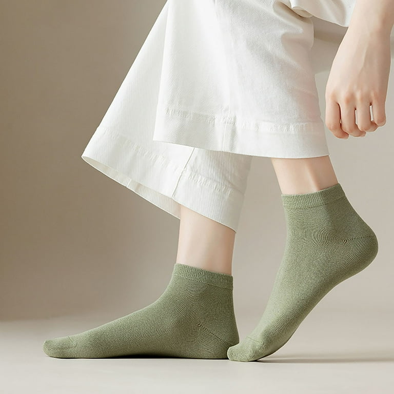 JDEFEG Scrunch Socks Women Seamless Socks Stockings To Keep Warm Sock Lightweight Cotton Socks Wool Socks Big Boys Socks for Women Green