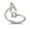 A, variant on 26 Letter English Rings Jewelry
