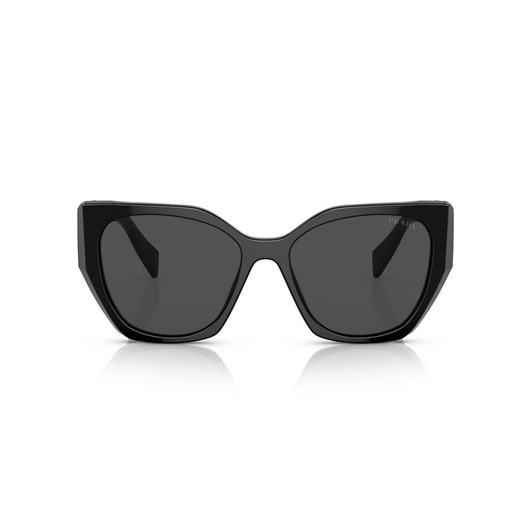 サングラス PRADA Woman Sunglasses Black 19ZS SOLE 1AB5S0 Prada Womens Butterfly Sunglasses PR 19ZS Black Plastic