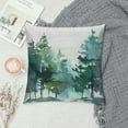 thumbnail image 2 of GOSMITH  Watercolor Grey Fir Trees Forest Throw Pillow Cover Coniferous Tree Square Throw Waist Pillow Case Decorative Cushion Cover Pillowcase Sofa Lumbar, 2 of 5