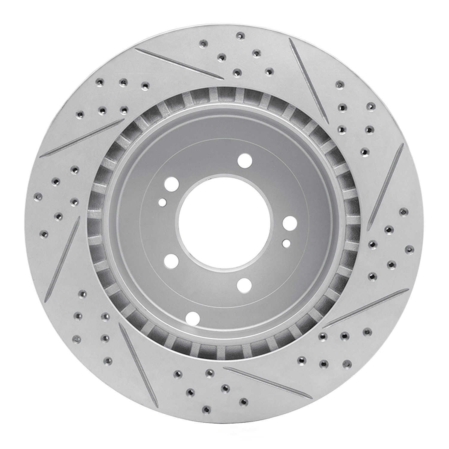 Dynamic Friction Company 830-72042L DFC Geoperformance Rotor - Drilled and Slotted