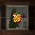 thumbnail image 4 of Northlight Lighted Bells and Holly Outdoor Christmas Decoration - 18.5", 4 of 7