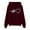 Wine, variant on Hoodies for Women Lightweight Zipper Sweatshirt Cute Half Zip Pullover Women Junior Hoodies Teen Girls Hoodie Sweatshirts for Zipper S Pullover Cropped Long Sleeve Athletic Top Sleeping Pink S