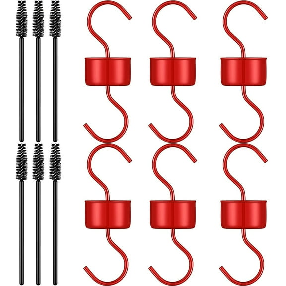 Ant Moat , Moat for hummingbird and Oriole Feeders, Nectar Feeders(Red)