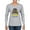 Heather Grey, variant on Messy Bun Softball Mom Life Game Day Vibes Sports Lover | Mother's Day Sports Womens Long Sleeve T-Shirt, Fuschia, XL