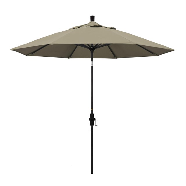 California Umbrella Parasol de Patio 9 Pieds Taupe