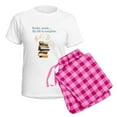 thumbnail image 5 of CafePress - Books And Music Pajamas - Women's Short Sleeve Print T-Shirt and Pants Light Cotton Pajama Set, 5 of 7