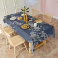 thumbnail image 3 of Blue Gray Camo Digital Pattern Rectangle Tablecloth 60"x102",Waterproof Polyester Rectangle Table Cloth, Wipeable Spillproof Polyester Tablecloth for Dining, Camping, Indoor and Outdoor, 3 of 6
