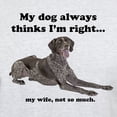 thumbnail image 3 of CafePress - Pointer V Wife Light T Shirt - Men's Classic Graphic T-Shirt, 3 of 4