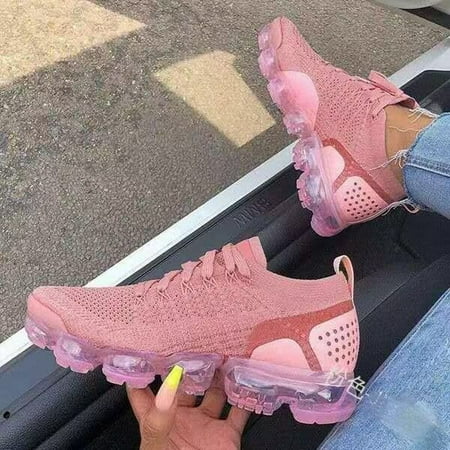 

Zapatos Mujer Hombre Women Sneakers 2022 New Fashion Breathable Air Cushion Lace-up Non-slip Thick-soled Shoes Vulcanized Mesh