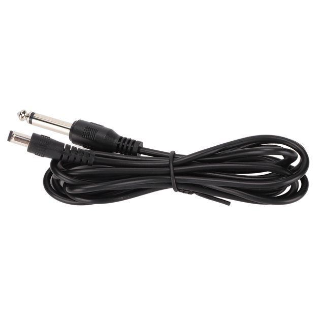Cable de alimentación para máquina de tatuaje, 2 m/6,56 pies Cable de clip para tatuaje Cable de clip para tatuaje Máquina de tatuaje Conector DC Diseño elevado