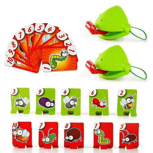 Frog Mouth Tic Tac Tongue Catch Game Joint Take Card-eat Pest Desktop Board Game