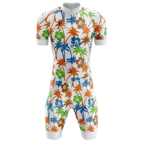 Costume de Triathlon pour Hommes Flower/Palms - L