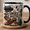 Black, variant on Smoke Master Mug BBQ Pitmaster 2D Flat Mug Gift for Grill Lovers