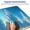 thumbnail image 3 of GOSMITH Beautiful Blue Sky Cool Desk Pad for Keyboard and Mouse 31.5x11.8 in, 3 of 6