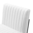 thumbnail image 6 of Modway Indulge Channel Tufted Fabric Counter Stools - Set of 2 in White, 6 of 10