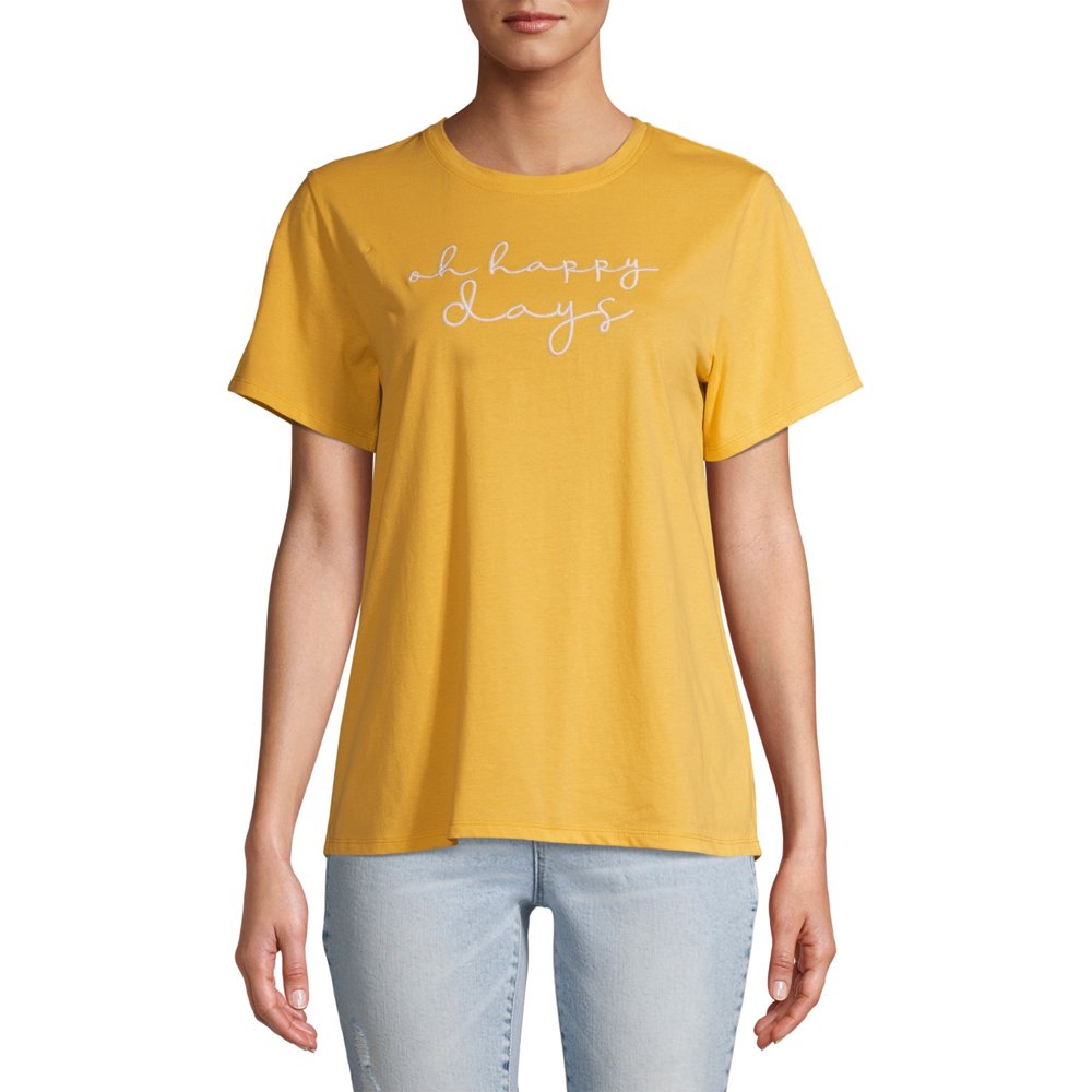 Time And Tru Time And Tru Women s Graphic T Shirt Walmart Time and tru time and tru women s graphic t shirt walmart