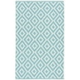 thumbnail image 6 of SAFAVIEH Montauk Tryik Geometric Diamonds Cotton Area Rug, Light Blue/Ivory, 5' x 8', 6 of 7