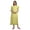 Medium Yellow, variant on Moomaya Solid Round Neck Nursing Sleepwear For Women Cotton Nightdress